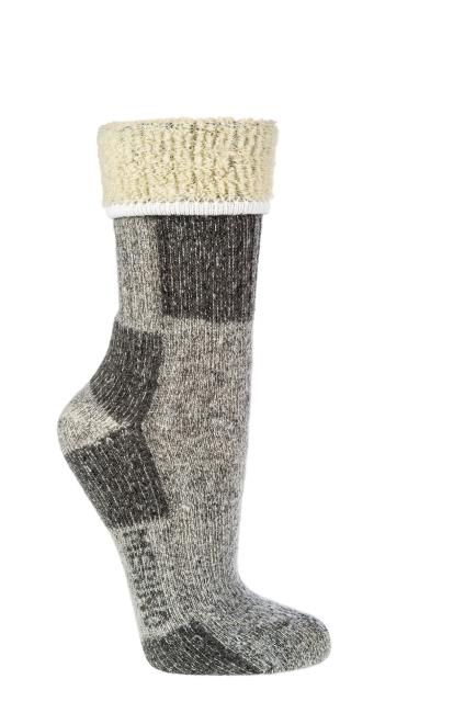 2 Paar TippTexx 24 Trekkingsocken, Outdoorsocken mit 85% Wolle vom Merinoschaf